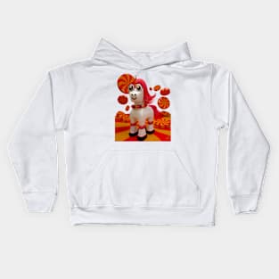 Red Hot Unicorn Kids Hoodie